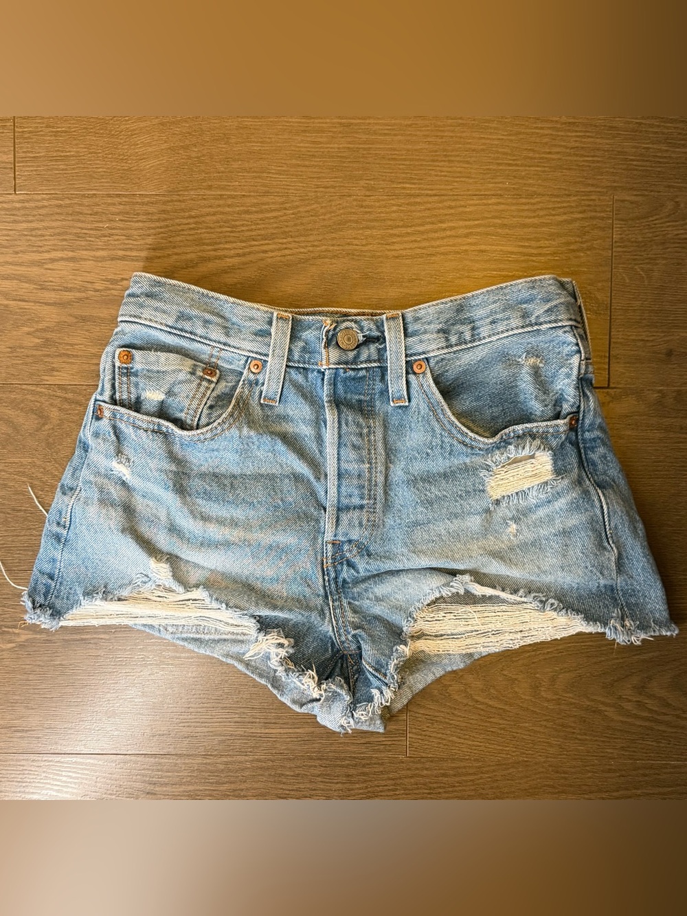 Levi’s 501 Original Fit High Rise Shorts - Blow Big Horns